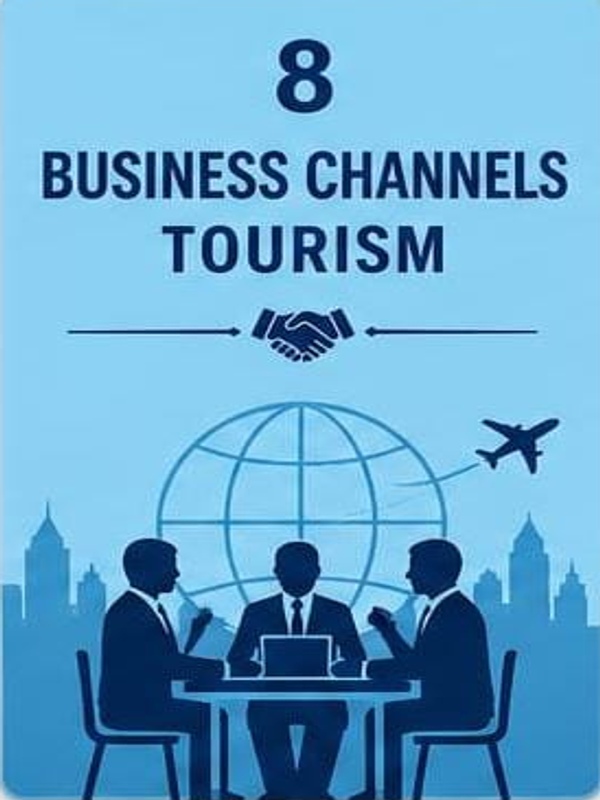 Business tour concept poster